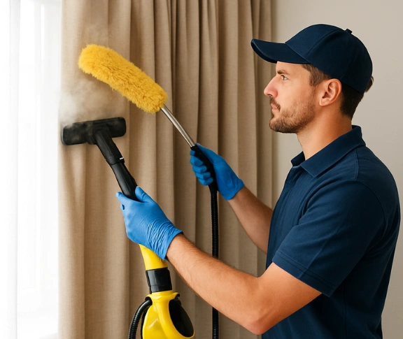 Trusted blind cleaning technician Matty Curtain Cleaning sunnybank QLD