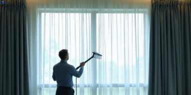 Commercial drapes cleaning service sunnybank hotels offices
